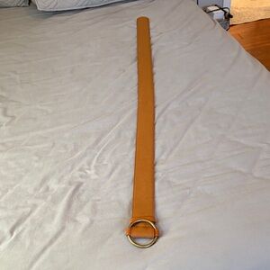 5/$25! Kohl's Cognac Wide Belt with Buckle Accent